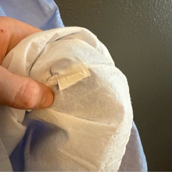 J. Crew Oxford Neck Tie Mini Dress Size 4 - Picture 6 of 7